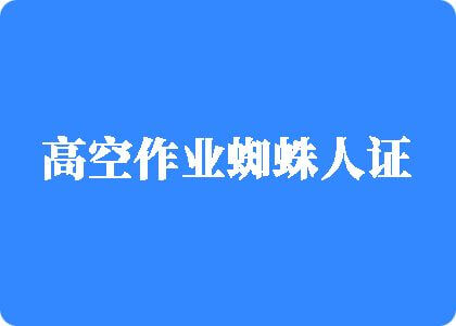 内谢小逼视频高空作业蜘蛛人证